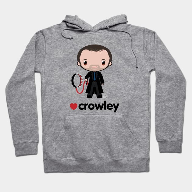 Love Crowley - Supernatural Hoodie by KYi